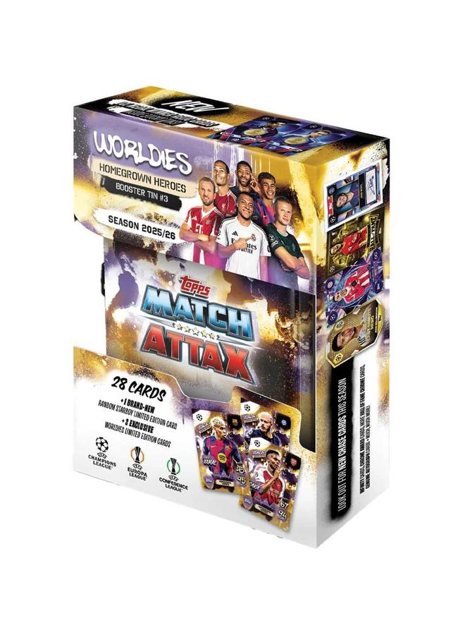 Topps بطاقات تداول توبس ماتش أتاكس لمنافسات الأندية UEFA 2025/2026 في علبة صغيرة (قطعة عشوائية واحدة) - Image 4